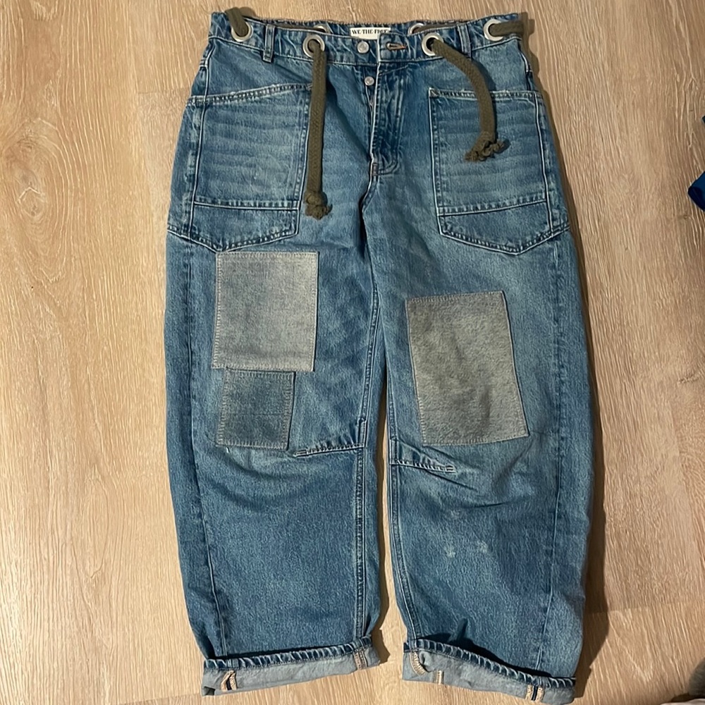 Moxie pull on barrel jeans